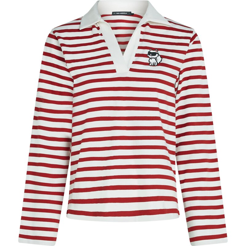 Karl Lagerfeld Tričko červená / biela 65133689