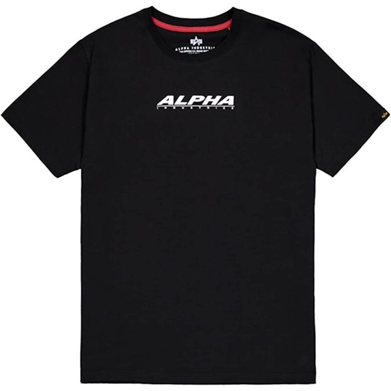 ALPHA INDUSTRIES Tričko Rubber čierna 65133694