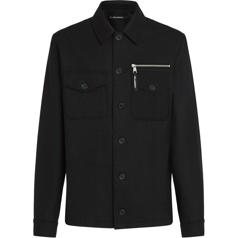 Karl Lagerfeld Prechodná bunda čierna 65133710