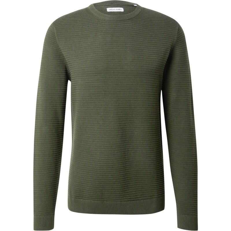 JACK & JONES Sveter JJOtto olivová 65659128