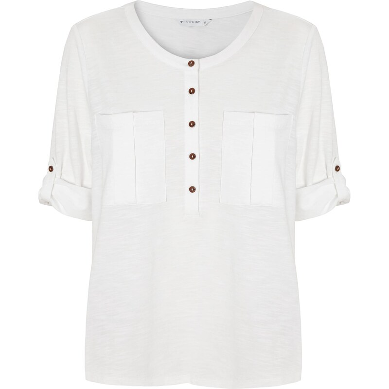 TATUUM Blúzka šedobiela 65707557