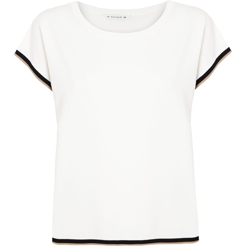 TATUUM Blúzka šedobiela 65707562