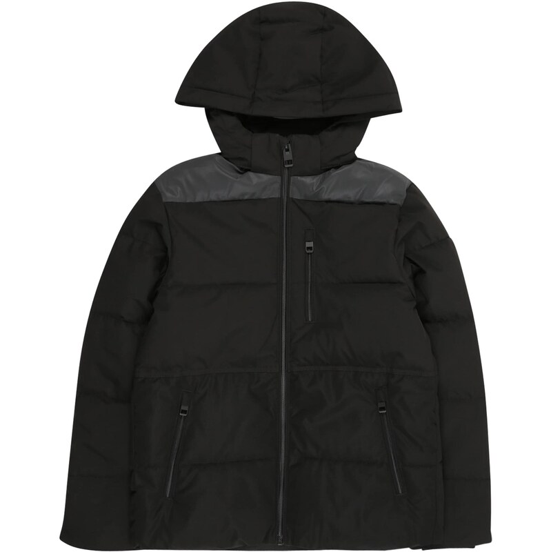 Jack & Jones Junior Prechodná bunda JJEOWEN čierna 65133970