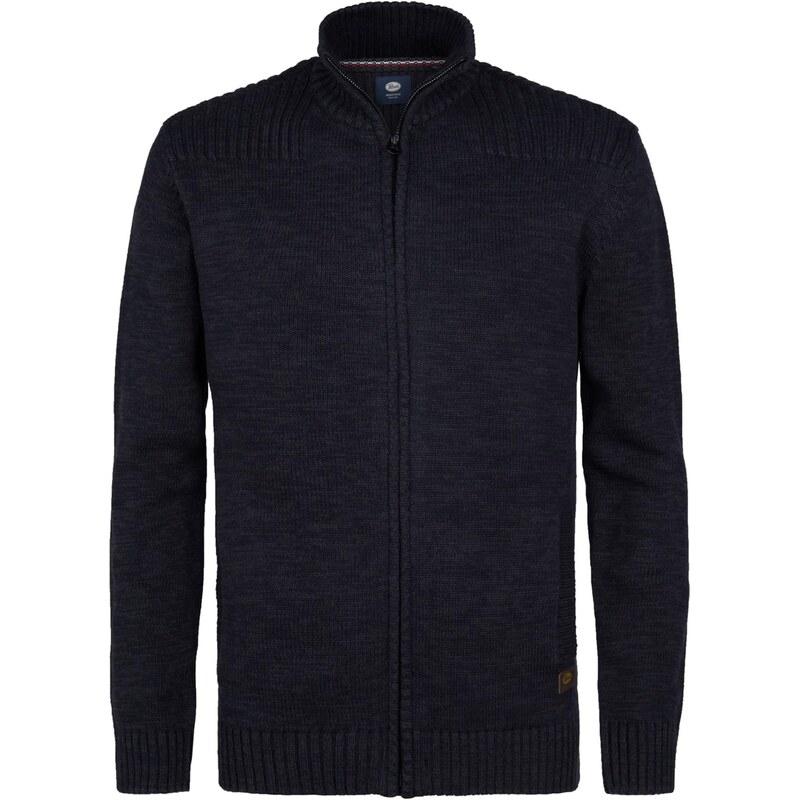 Petrol Industries Kardigán čierna melírovaná 65889288