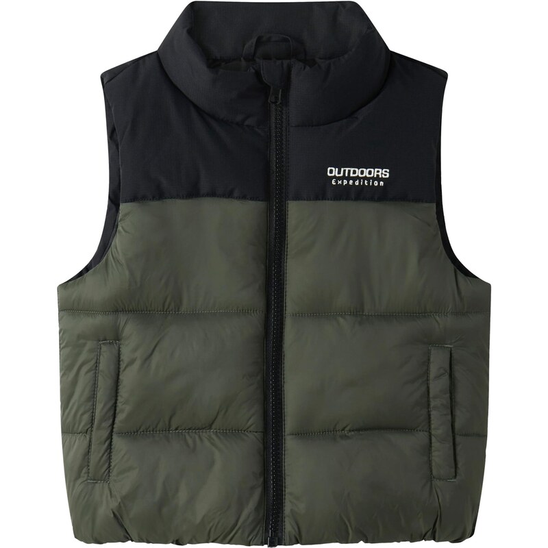 NAME IT Vesta NMMMOLE tmavozelená / čierna 65707702