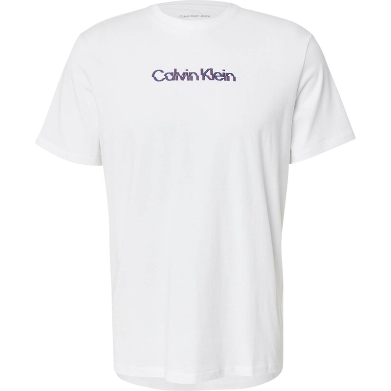 Calvin Klein Jeans Tričko CLASSIC modrofialová / červená / čierna / 65134003