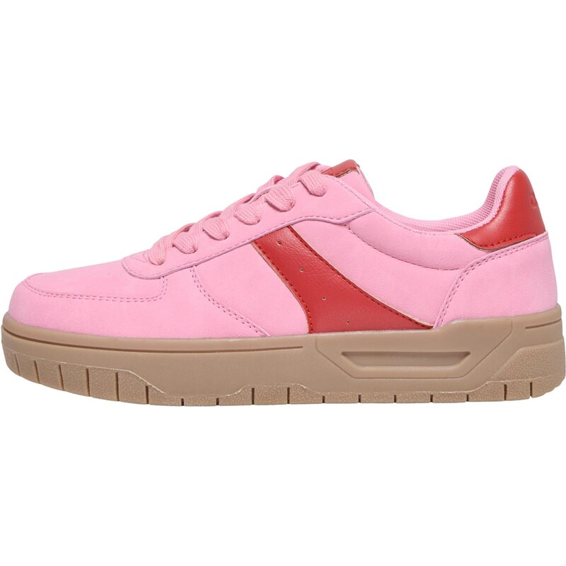 ONLY Nízke tenisky ONLSENDAI svetloružová / červená 65134015