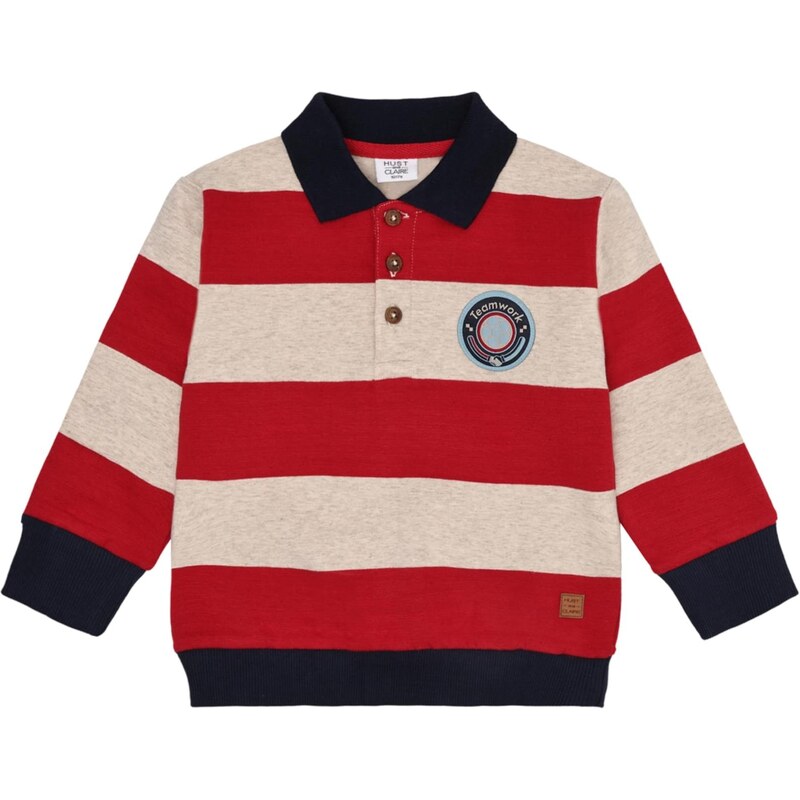 Hust & Claire Mikina Sejer béžová melírovaná / námornícka modrá / 65843970