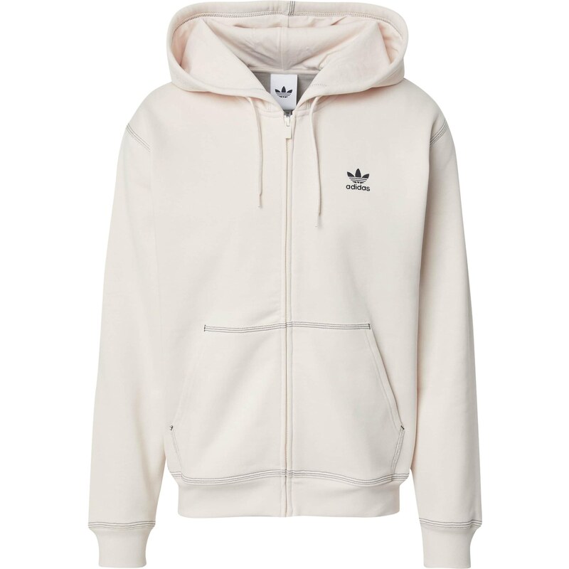 ADIDAS ORIGINALS Tepláková bunda Essentials čierna / biela 65162862