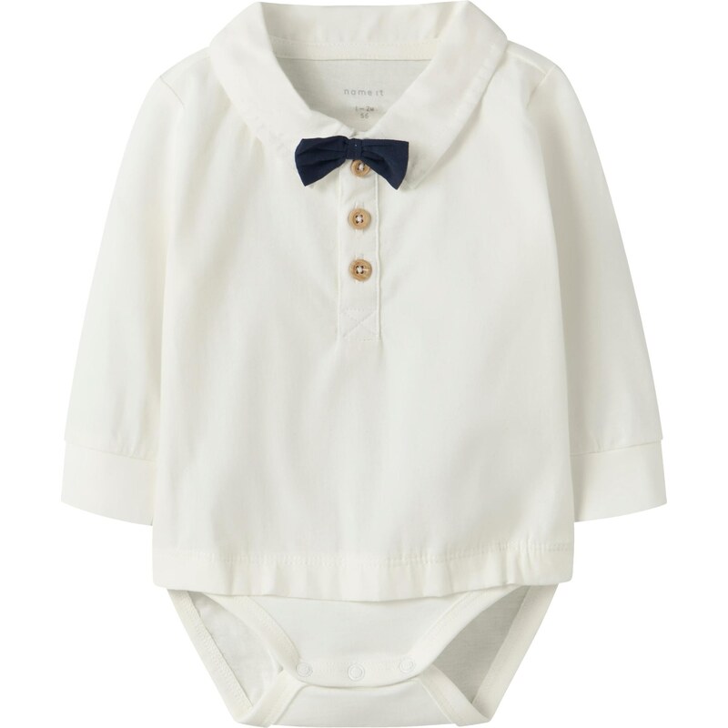NAME IT Body NBMNOLLER námornícka modrá / biela ako vlna 65175599
