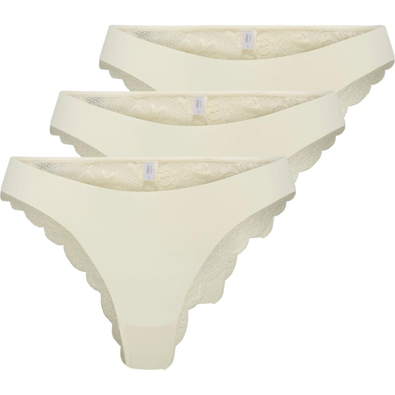 ONLY Nohavičky ONLChloe biela ako vlna 65133961