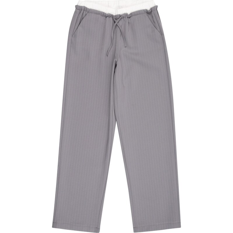 ONLY GIRLS Nohavice sivá / biela 65889167