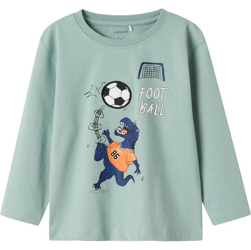 NAME IT Tričko NMMNABIR námornícka modrá / pastelovo zelená / oranžová 65661714