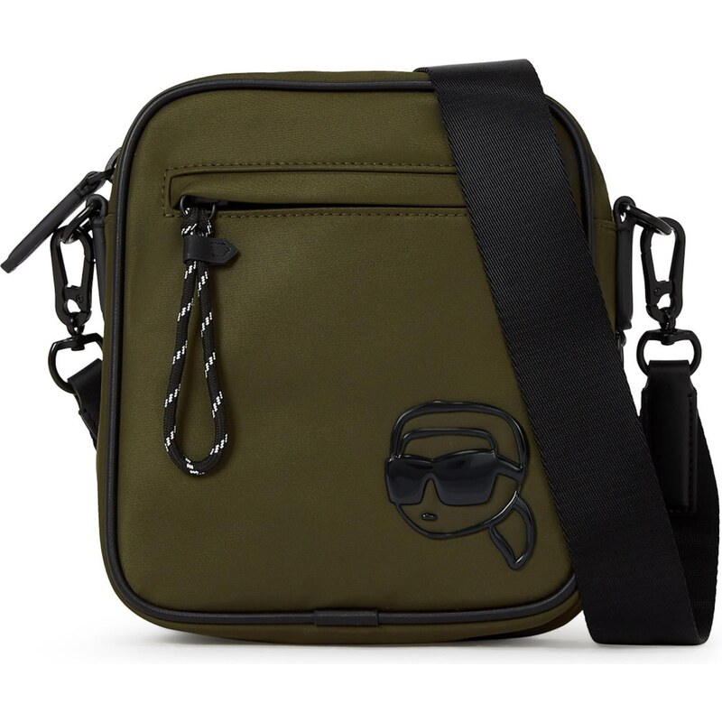 Karl Lagerfeld Taška cez rameno olivová / čierna 65133698