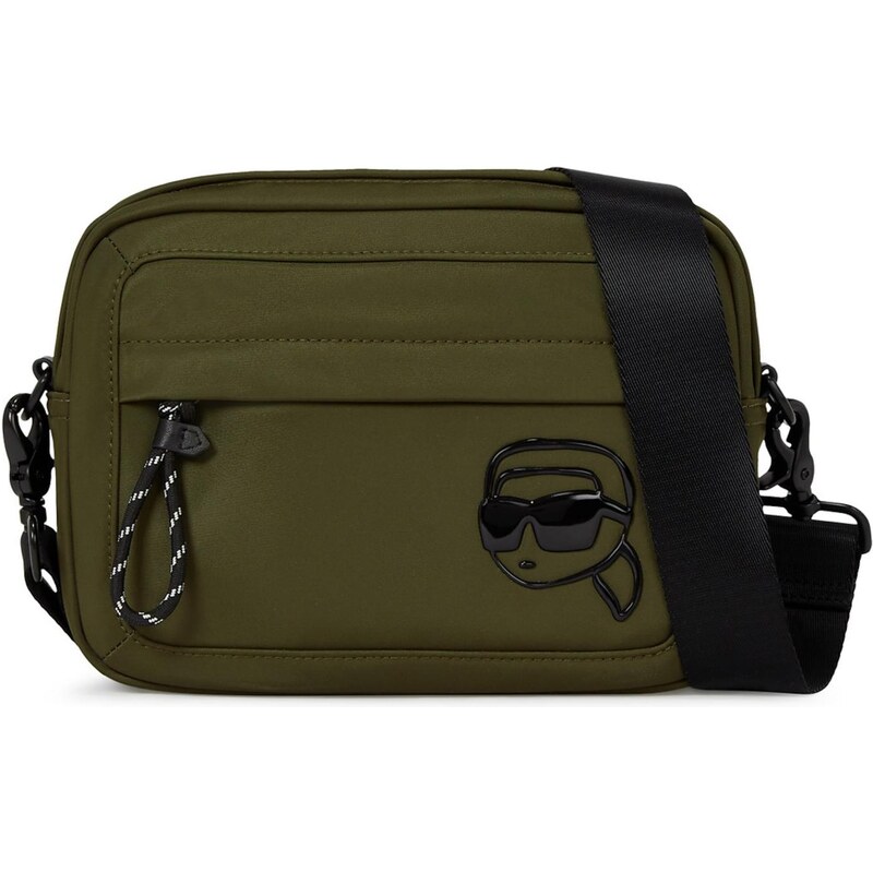 Karl Lagerfeld Taška cez rameno tmavozelená / čierna 65133708