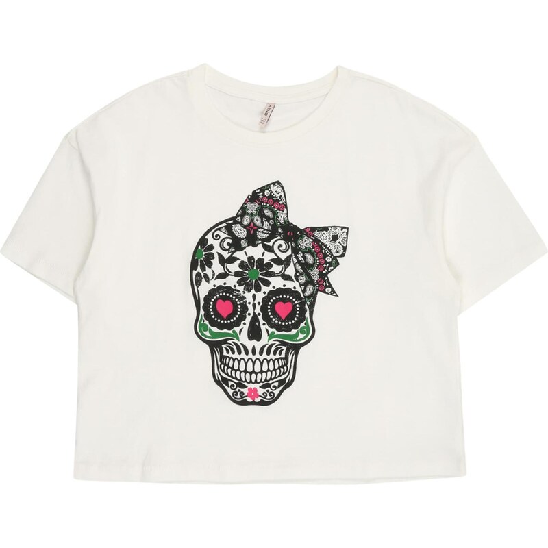 ONLY GIRLS Tričko KOGOLI zelená / červená / čierna / biela 65889116