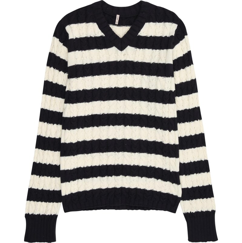 ONLY GIRLS Sveter KOGJanny námornícka modrá / biela 65694894