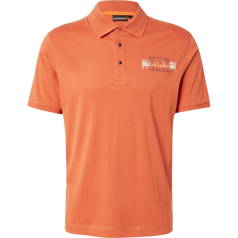 NAPAPIJRI Tričko SMALLWOOD oranžová / karmínovo červená / biela 65645710