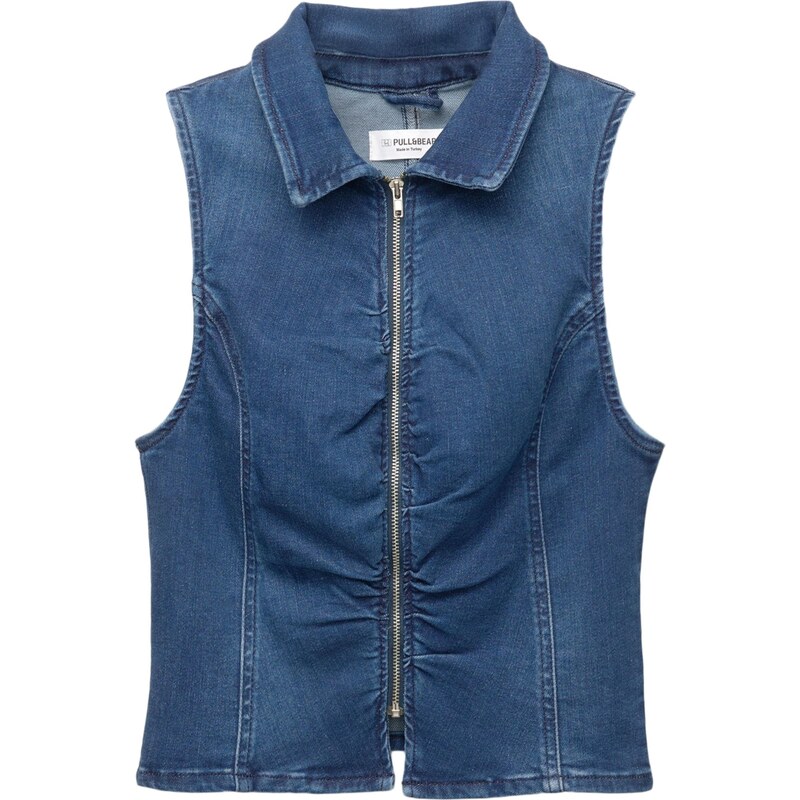 Pull&Bear Vesta tmavomodrá 65886062