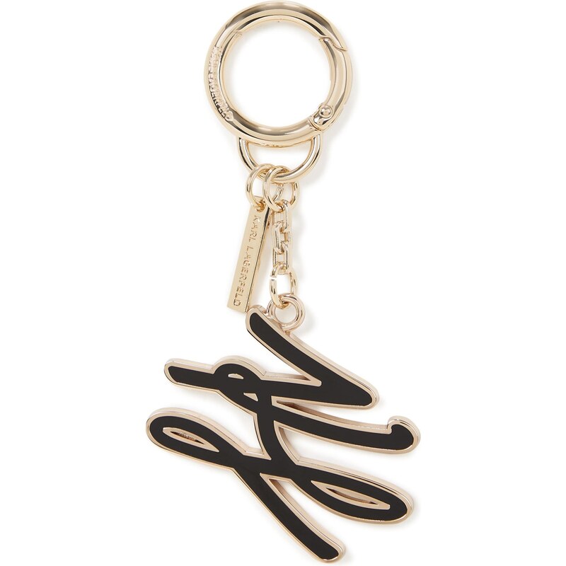 Karl Lagerfeld Prívesky na kľúče Autograph zlatá / čierna 65133835