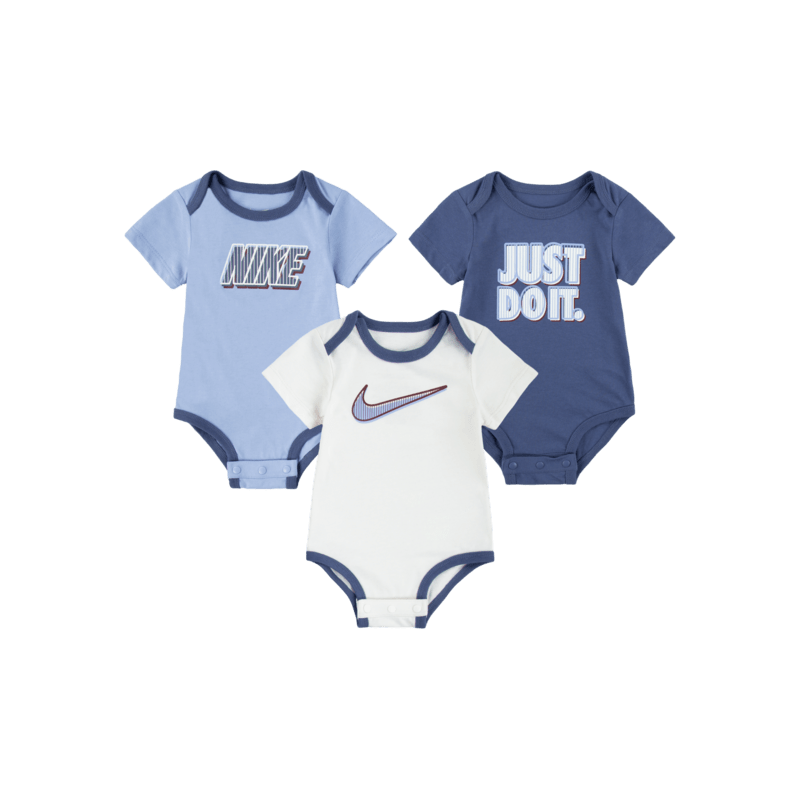 Nike body baby fast ball 3pack WHITE/BLUE 65133194