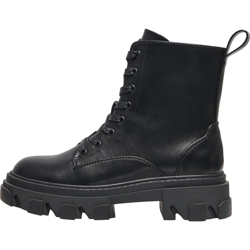 ONLY Šnurovacie členkové čižmy ONLTOLA-18 čierna 65135941