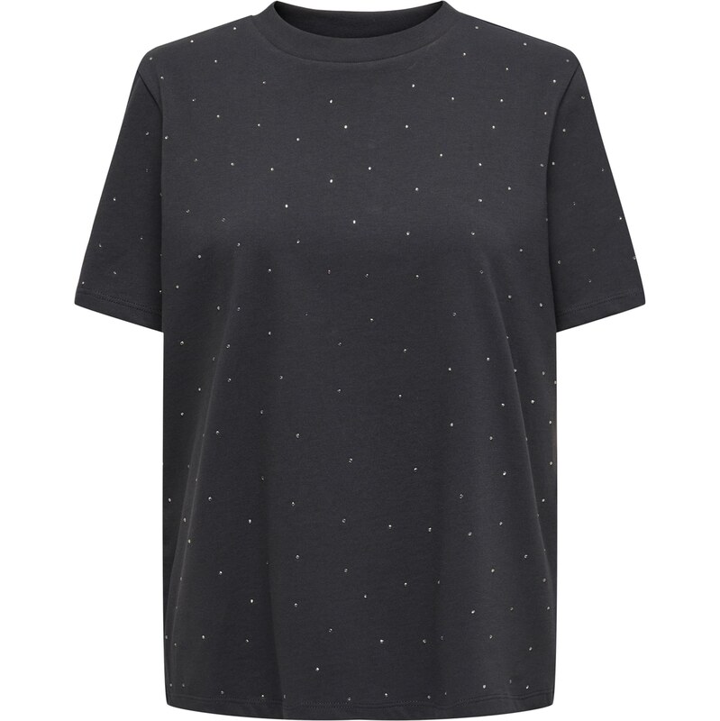 ONLY Tričko ONLMonja čadičová / priehľadná 65889358