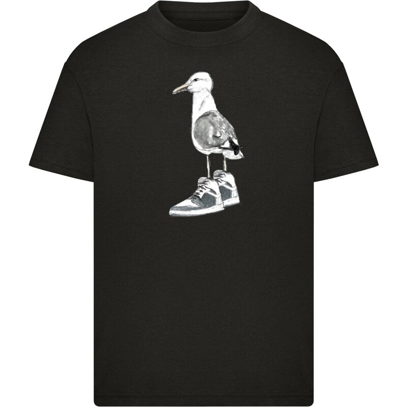 Mister Tee Tričko The Seagull Sneakers sivá / tmavosivá / čierna / 65832250