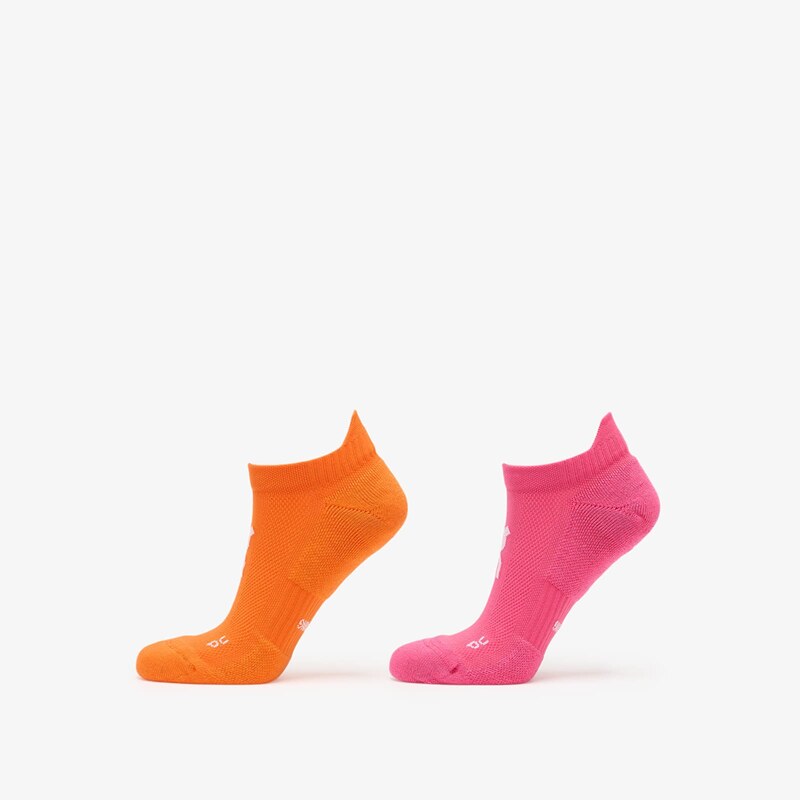 Ponožky On Core Run Sock Low 2-Pack Flame/ Pink S 65135214