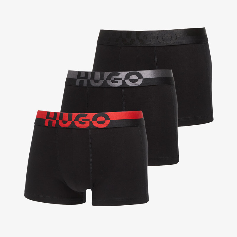 Boxerky Hugo Boss Trunk 3-Pack Split Logo Multicolor XL 65135244
