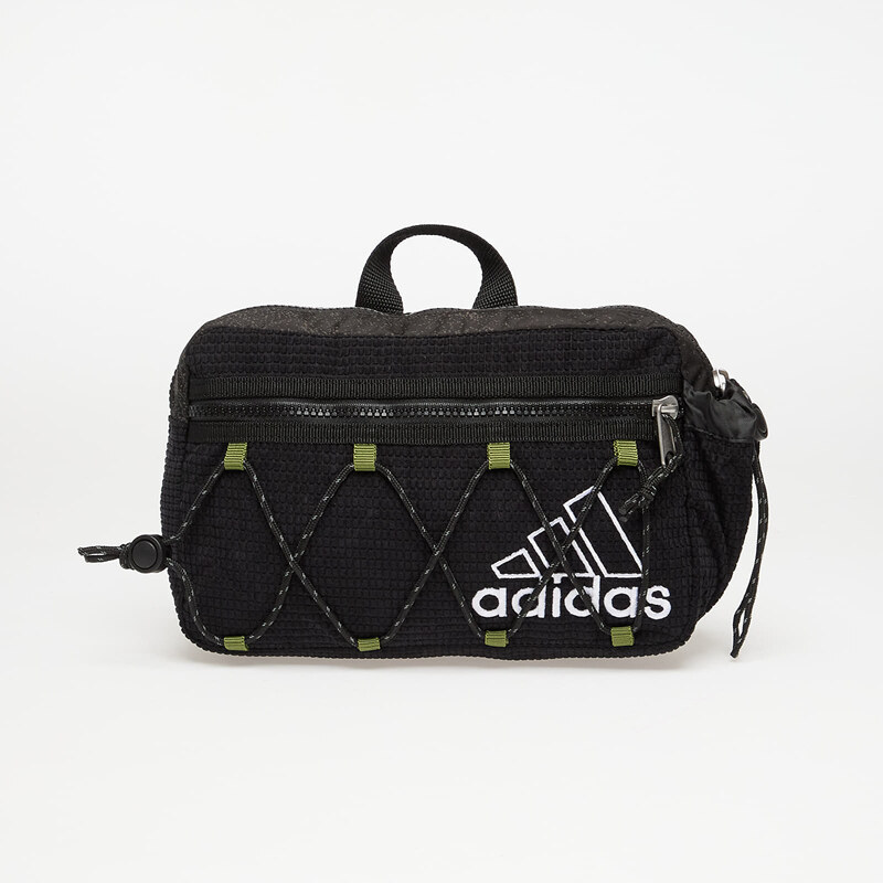 adidas Originals Ľadvinka adidas Waist Bag Black/ Collegiate Green 65134960