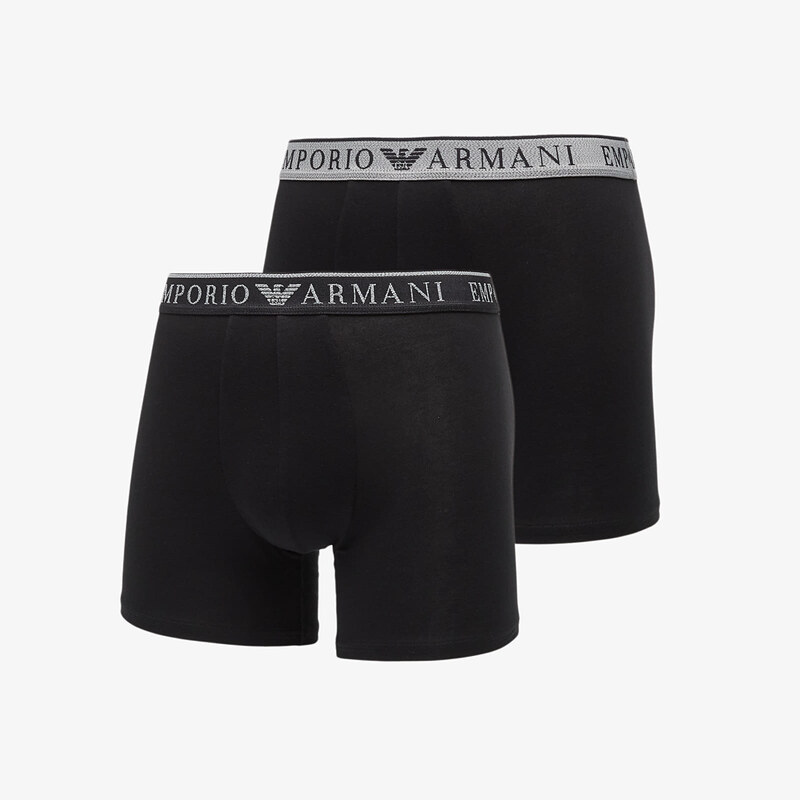 Boxerky EA7 Emporio Armani Bottom Trunk 2-Pack Black/ Black S 65135014