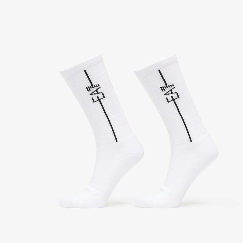EA7 Emporio Armani Unisex Train Socks 2-Pack White/ White L/XL 65135086