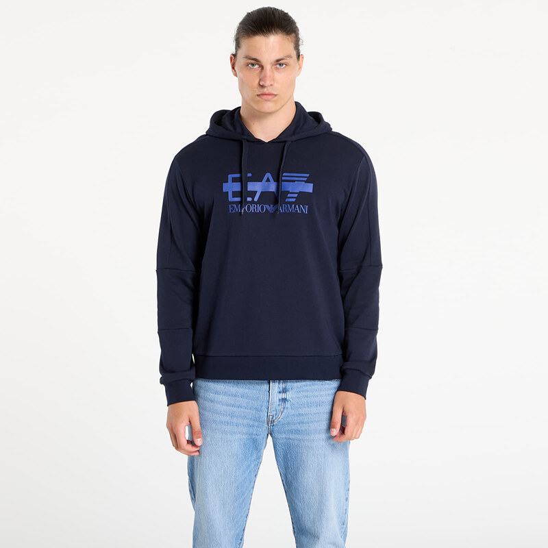 Mikina EA7 Emporio Armani Train Logo Series M Hoodie Rn Armani Blue S 65135092