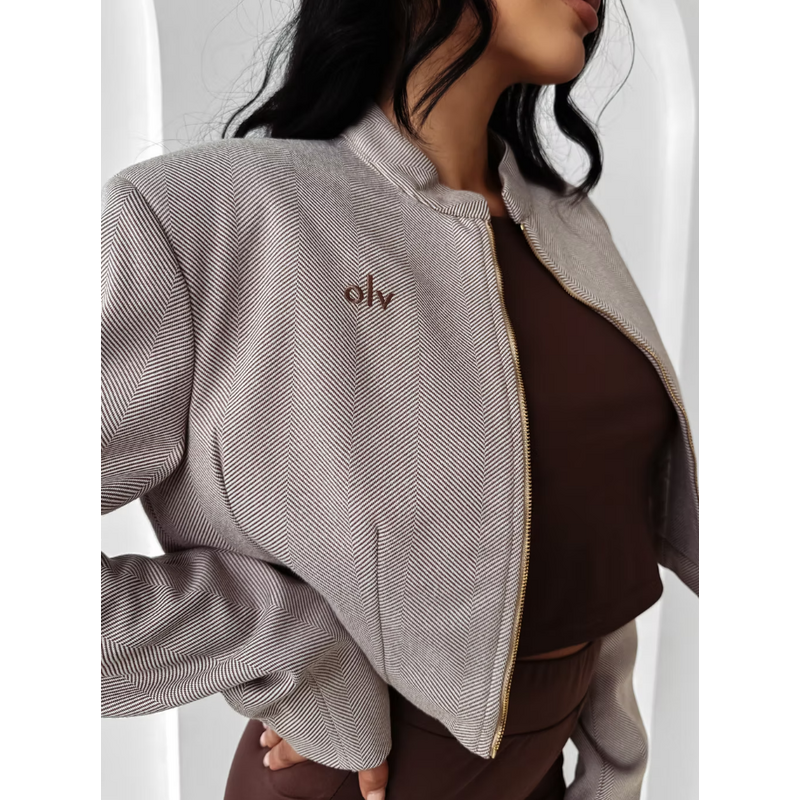 Olavoga Dámska casual béžová bunda 65135301