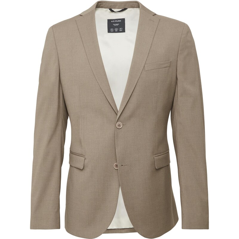 s.Oliver BLACK LABEL Biznis sako tmavobéžová 65992304