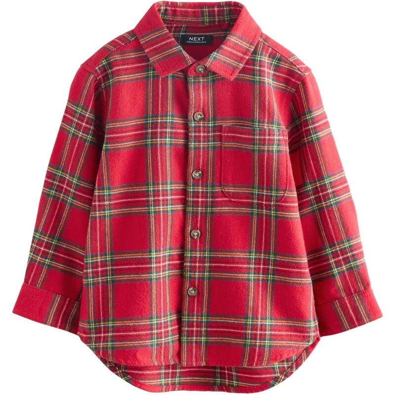 Next Košeľa Weihnachten modrá / žltá / červená / biela 65853069