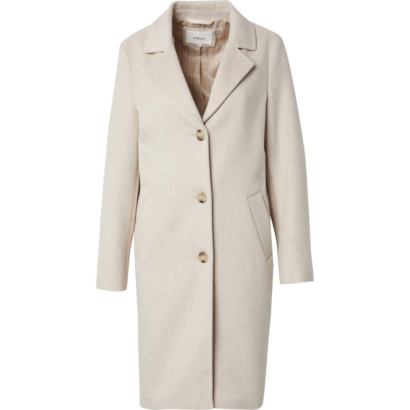 s.Oliver Prechodný kabát svetlobéžová 65888661