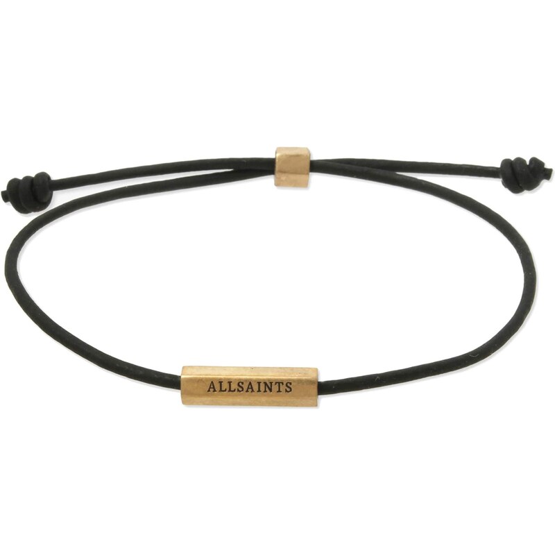 AllSaints Náramok FRIENDSHIP zlatá / čierna 65323599