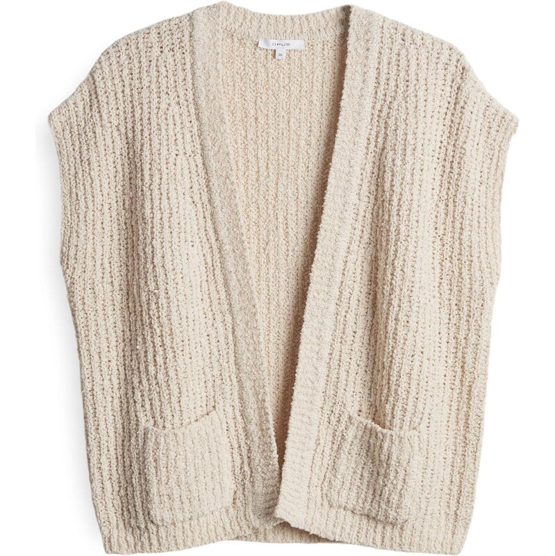 OPUS Pletená vesta Dimola tmelová 65861698