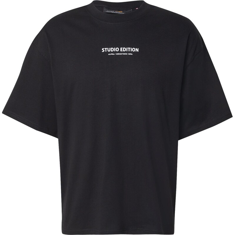 ALPHA INDUSTRIES Tričko Studio Edition BP kráľovská modrá / čierna 65136031