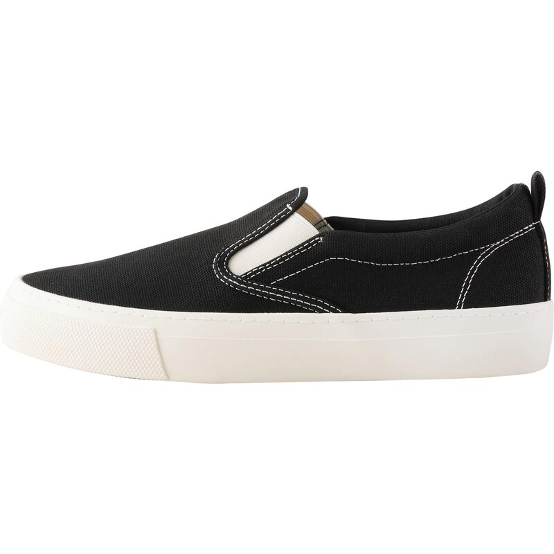 Next Slip-on obuv Forever Comfort čierna / biela 65659610