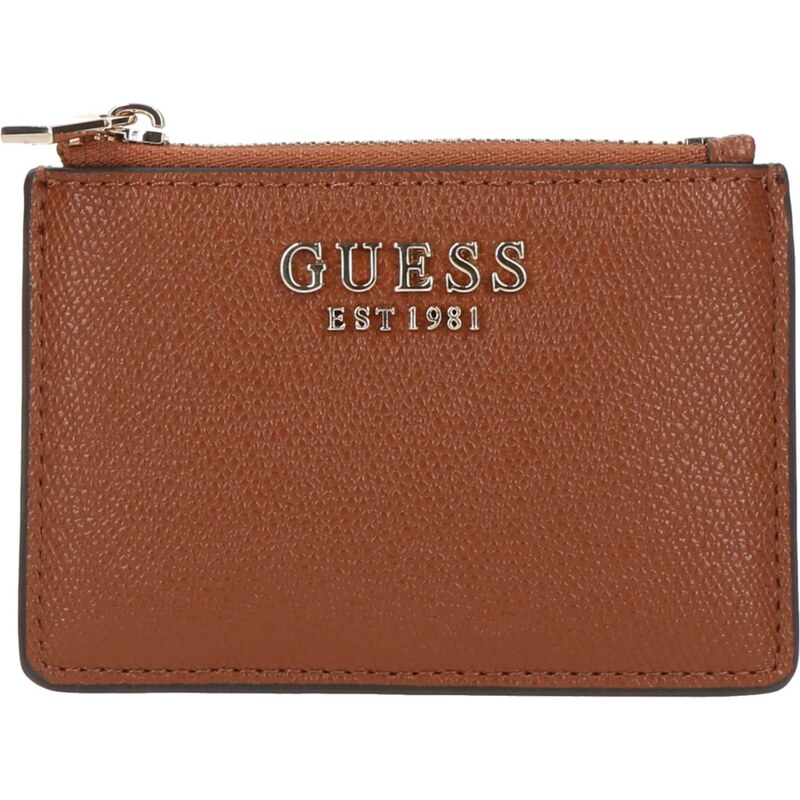 GUESS Puzdro AMORETTE SLG CREDIT CARD CASE koňaková 65135969