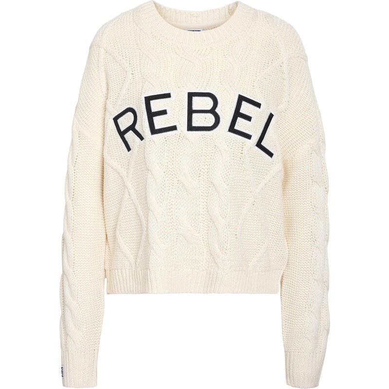 Noisy may Sveter NMREBECCA krémová / čierna 65853191