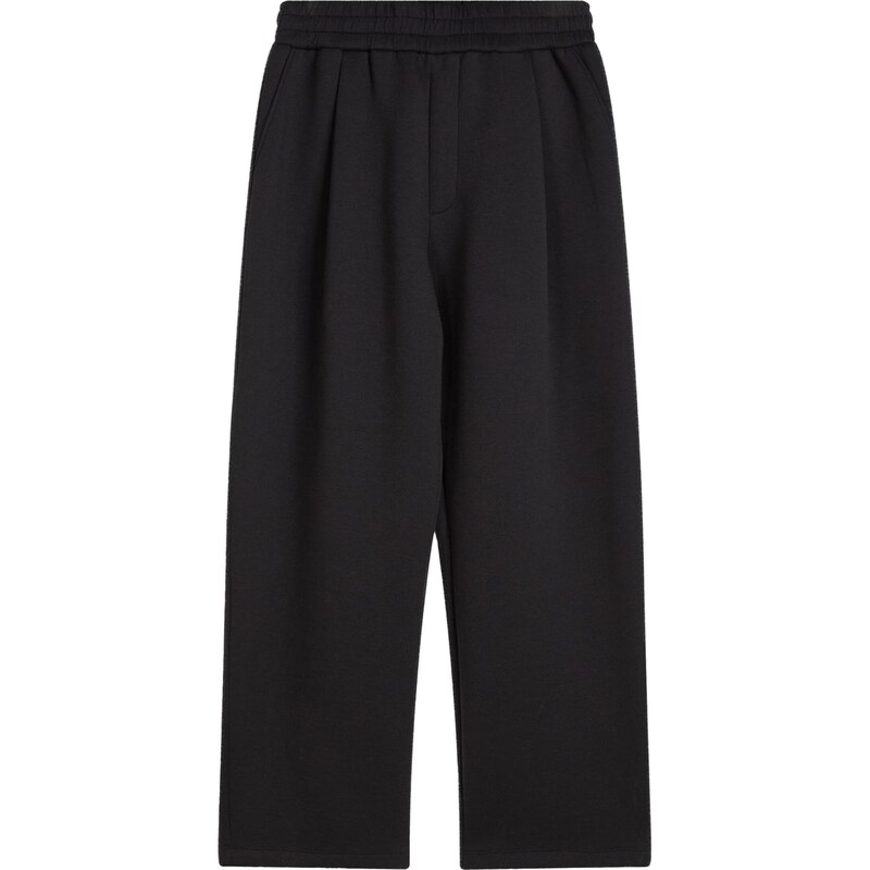 Bershka Plisované nohavice čierna 65889501