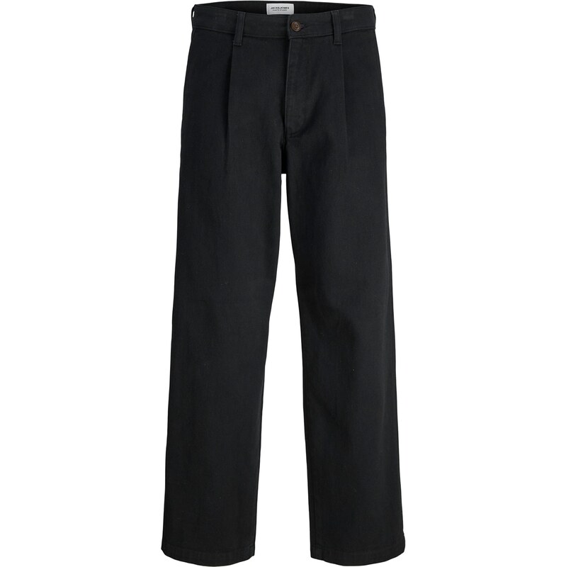 JACK & JONES Plisované nohavice JPSTBILL RHINE čierna 65661928