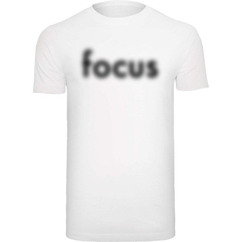 Mister Tee Tričko Focus čierna / biela 65873904