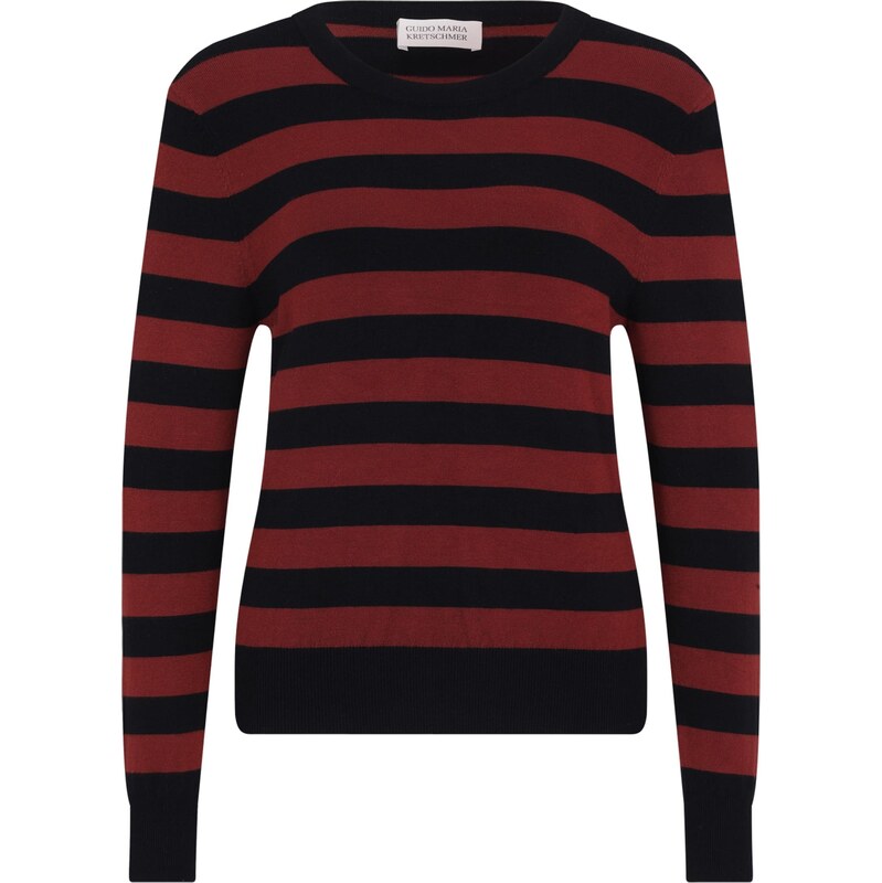 Guido Maria Kretschmer Women Sveter Liddy tmavočervená / čierna 66179508