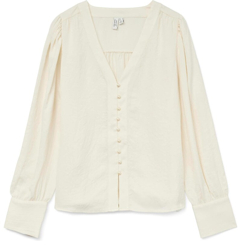 VERO MODA Blúzka VMFasana krémová 65884558