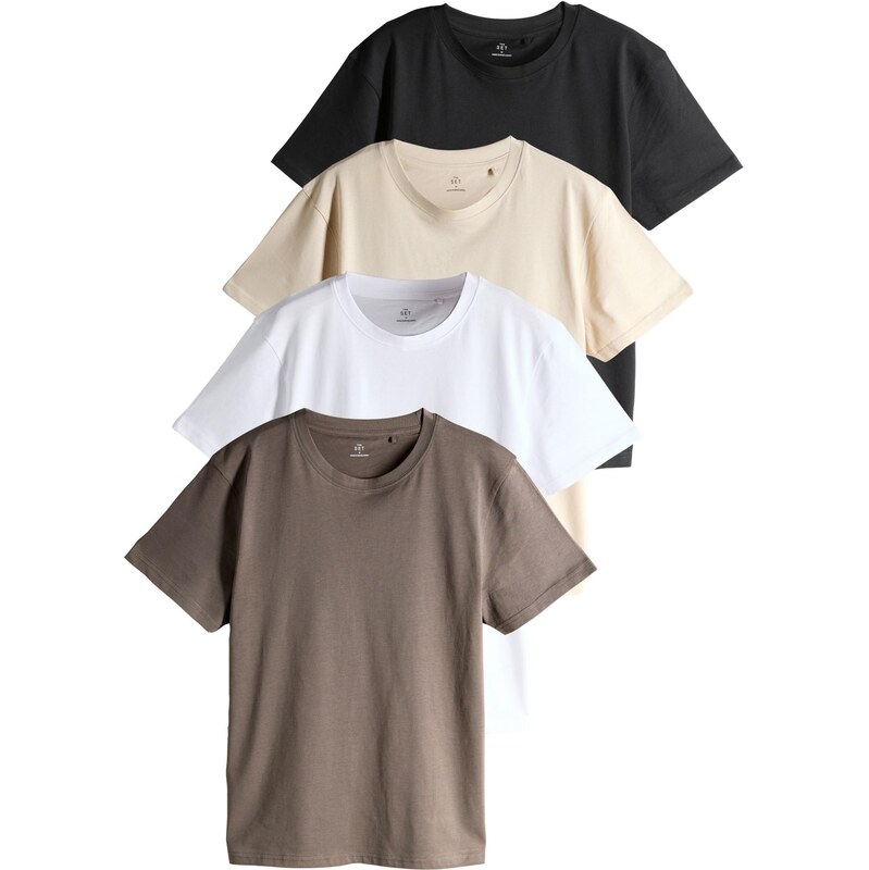 The Set Tričko nebielená / farby bahna / čierna / biela 65660330